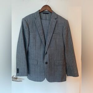 Men’s Banana Republic BR Monogram Suit 38S - wool silk linen